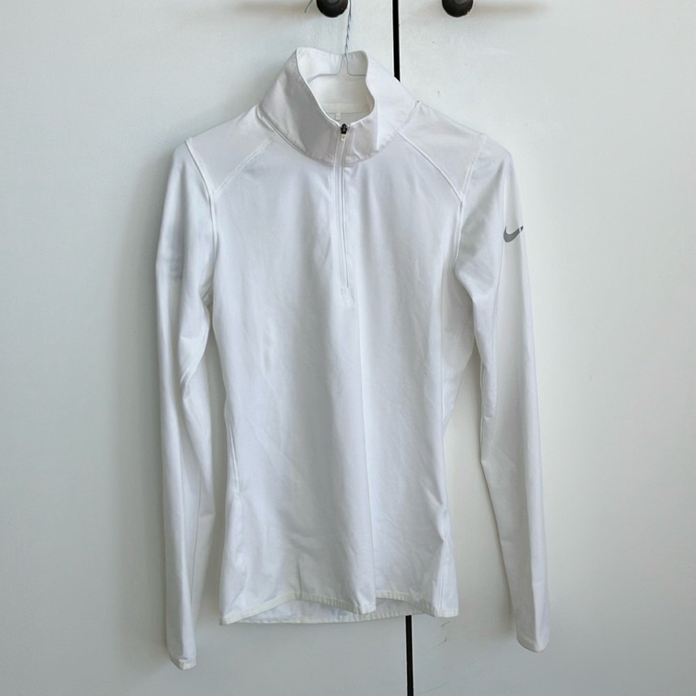Nike Women's White Long Sleeve Top
